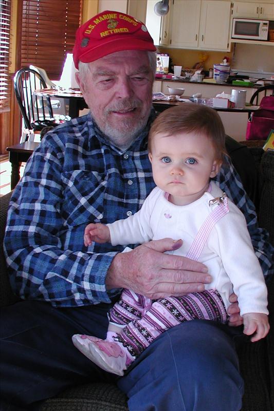 Molly and Great Grandpa