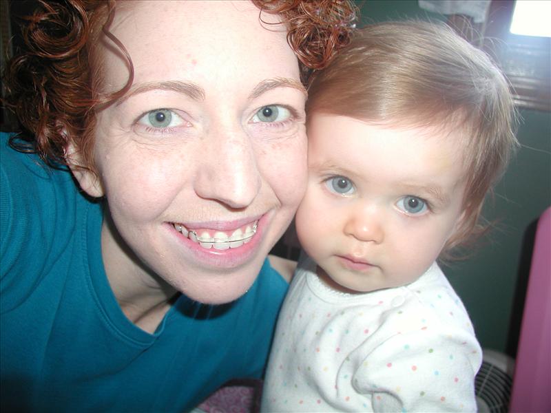 Molly and Mommy self portrait